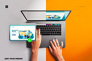 Macbook Pro 16 with Woman Hands, a Product Mockup by Custom Scene (Thumbnail 6 of 8)