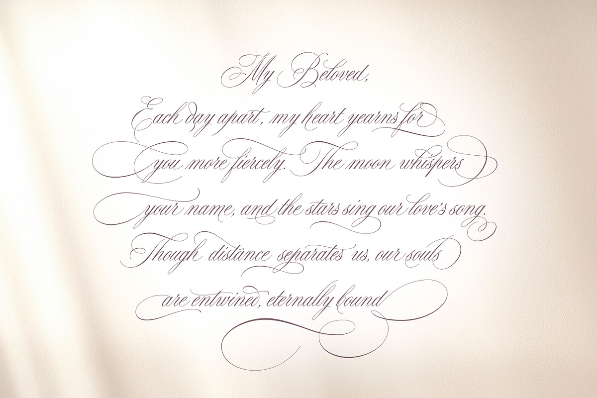 Juliette – Romantic Wedding Script, a Script Font by Blessed Print (Photo 4 of 34)