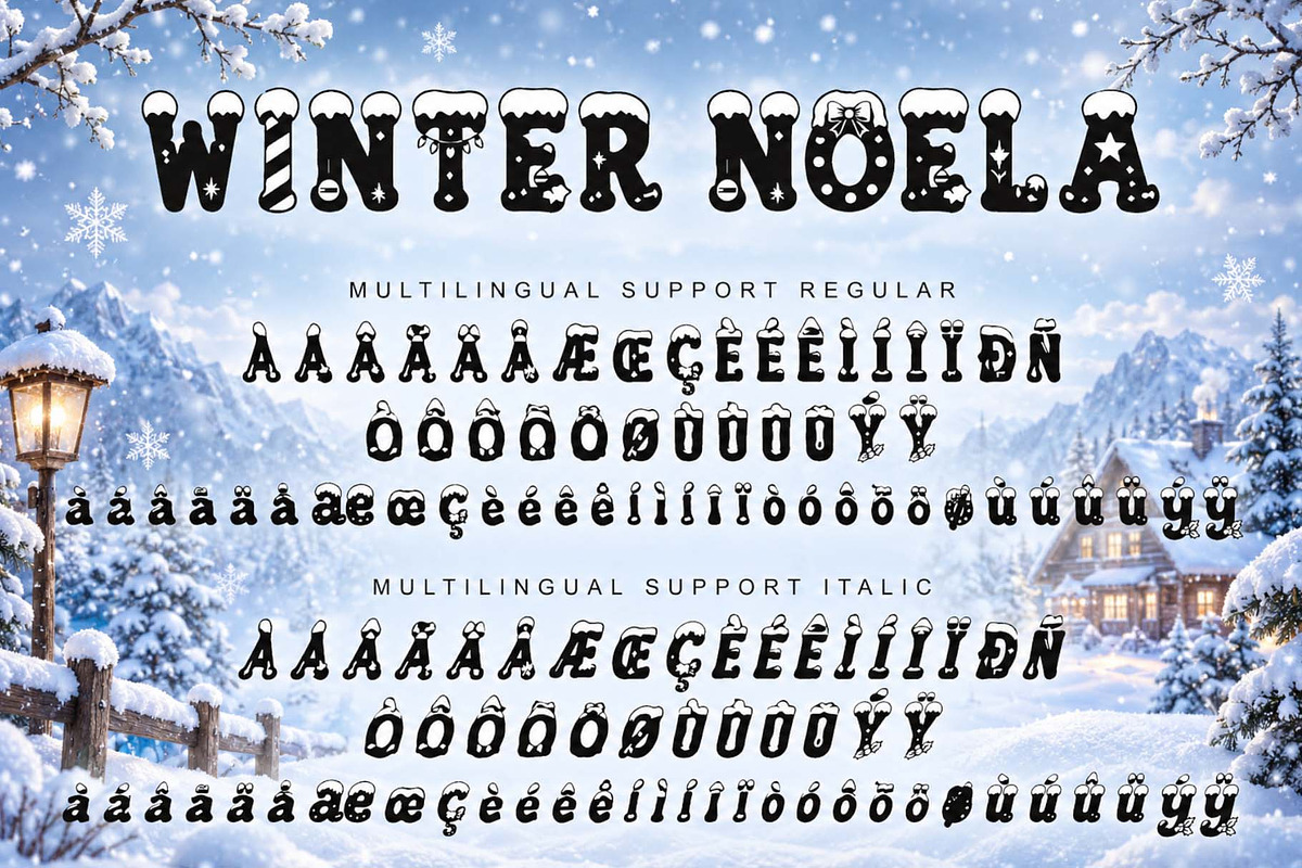 Winter Noela, a Handwritten Font by Yoga Letter (Photo 9 of 9)