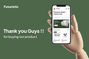 Futuristic - Furniture Apps UI Kits, an App Template by Minialis (Thumbnail 6 of 6)