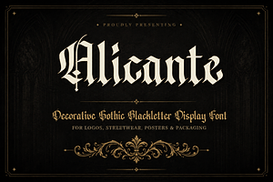 Alicante – Blackletter Font