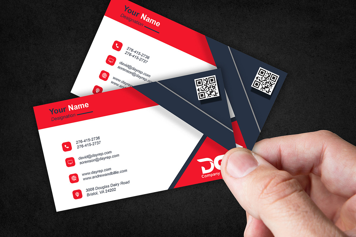 Corporate Identity Card Template PSD preview 4