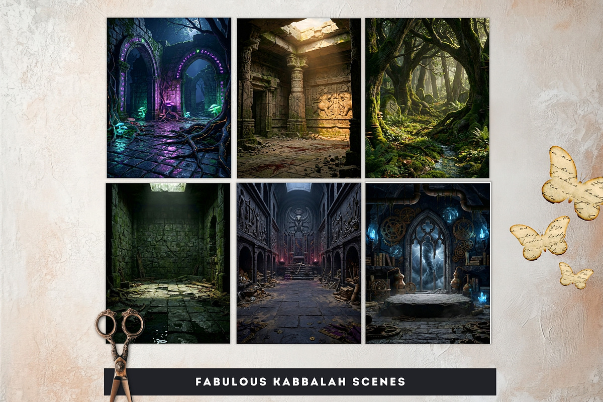 Ars Goetia Dark Fantasy Backdrop Set, a Background Graphic by ThatsDesignArt (Photo 10 of 13)