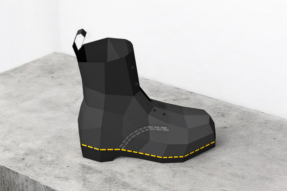 Boots - 3d papercraft, a Print Template by PAPER amaze (Photo 2 of 6)