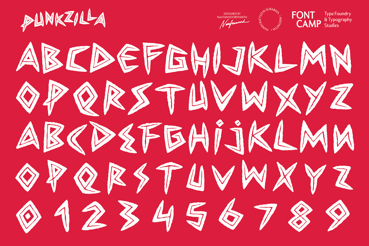 Punkzilla Font, a Handwritten Font by Fontcamp Type Foundry (Photo 2 of 11)