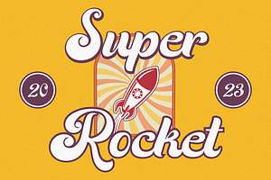 Old Rocket - Retro Typeface