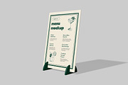 Menu Mockup, a Mockup by DxSLEX (Thumbnail 2 of 5)