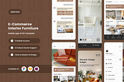 Furnify - E-Commerce Furniture App, an App Template by trabaskriya (Thumbnail 1 of 5)