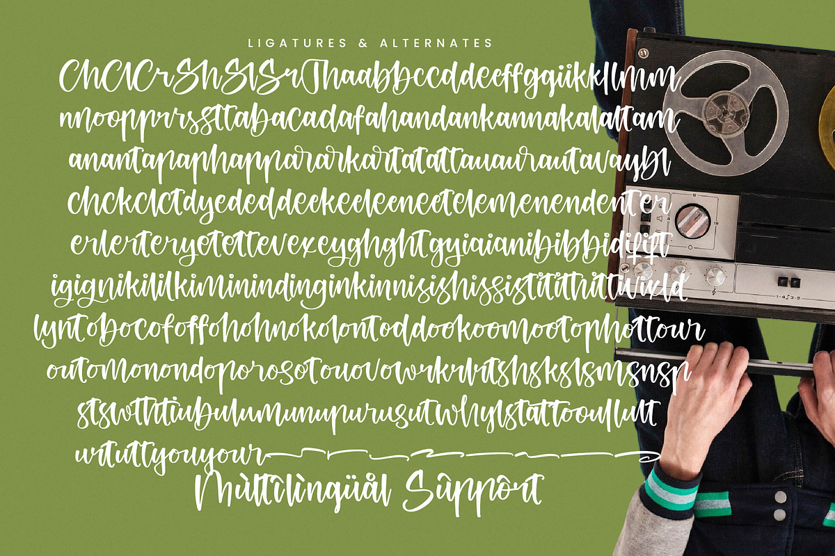 Gallery Society Modern Handwritten, a Script Font by stylishtype.co (Photo 19 of 20)
