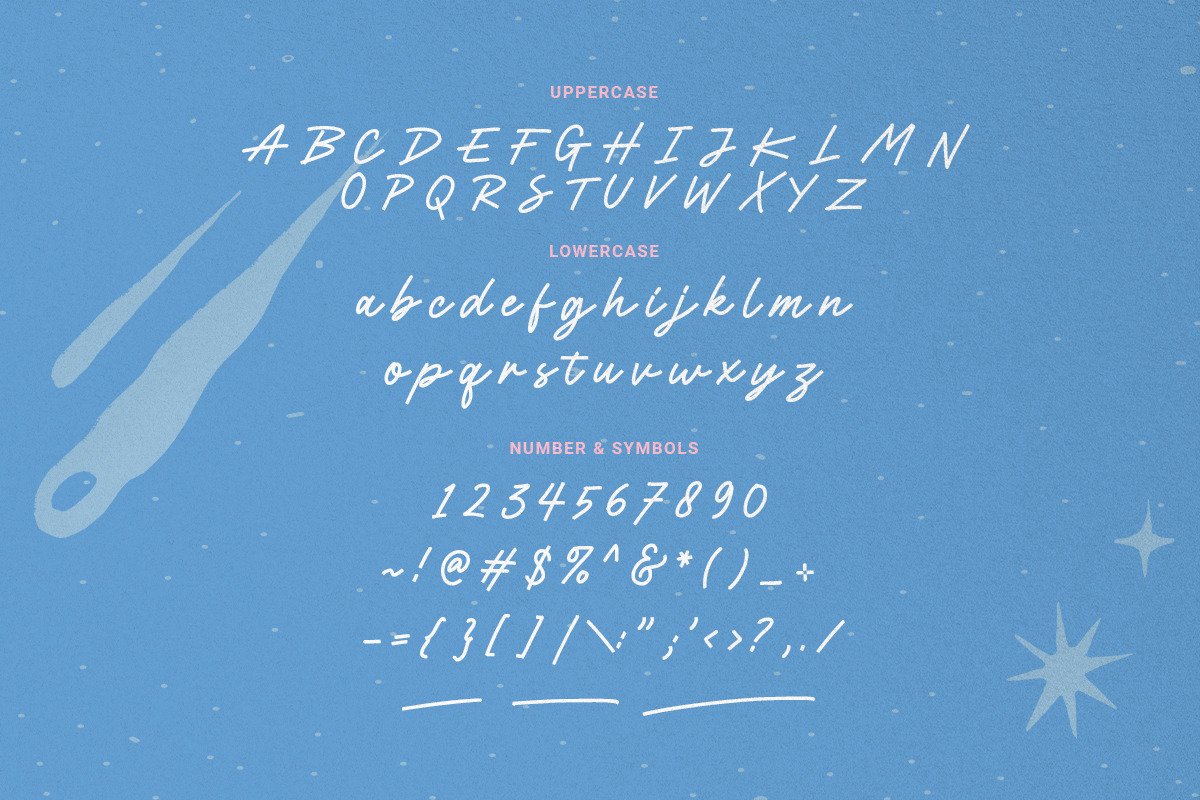 Daily Spark - Handwritten Font Duo, a Script Font by Sarid Ezra (Photo 8 of 9)