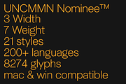 Uncmmn Nominee Sans Serif 21 Style, a Font by Kotivoro (Thumbnail 6 of 30)