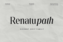 Renatupath Elegant Serif Family