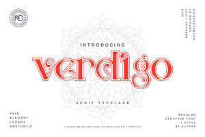 Verdigo Regular Serif Typeface