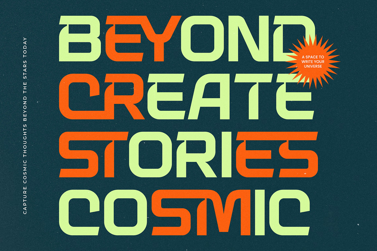 Digital Galaxy Futuristic Font, a Sans Serif Font by timelesstype.co (Photo 10 of 20)