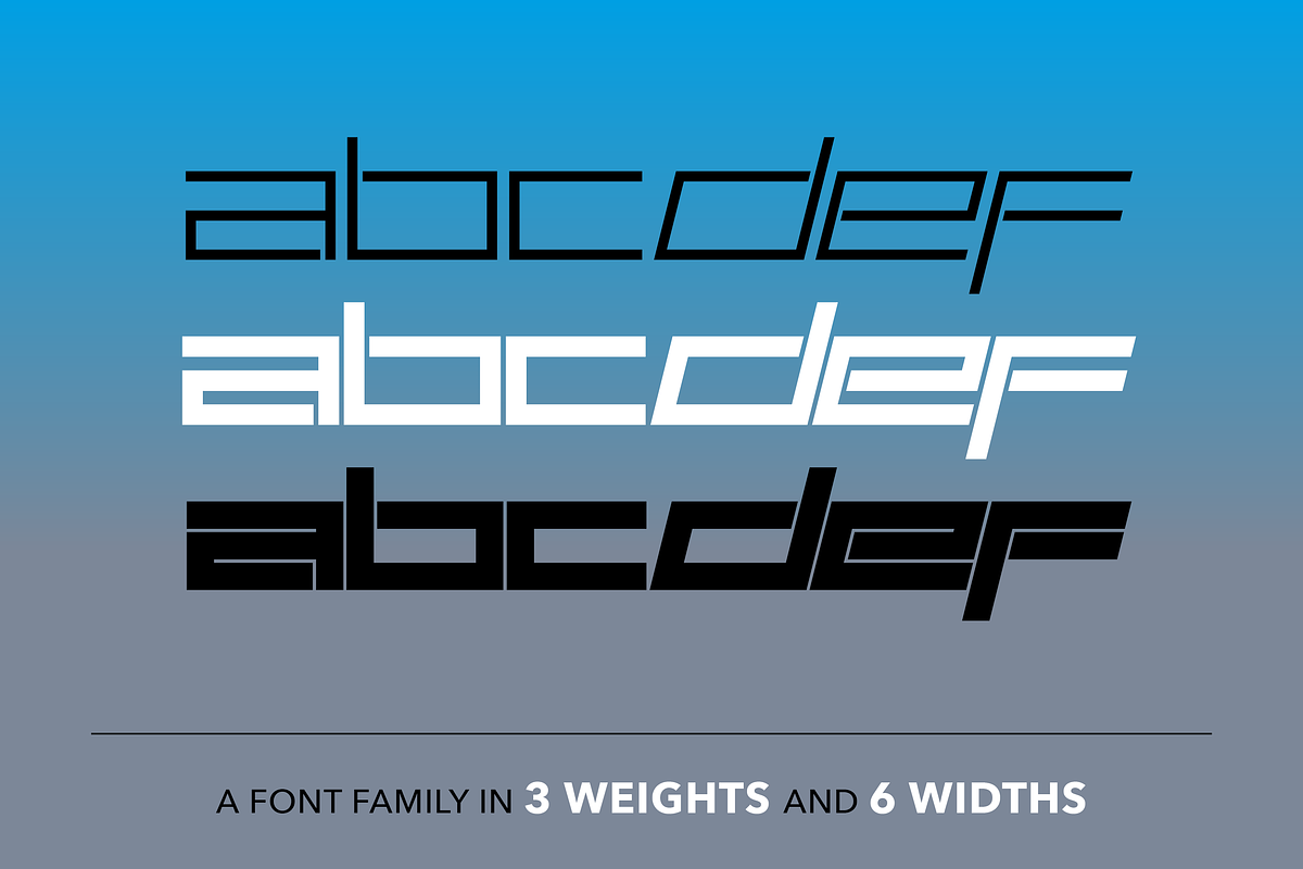 Carbon - Square font