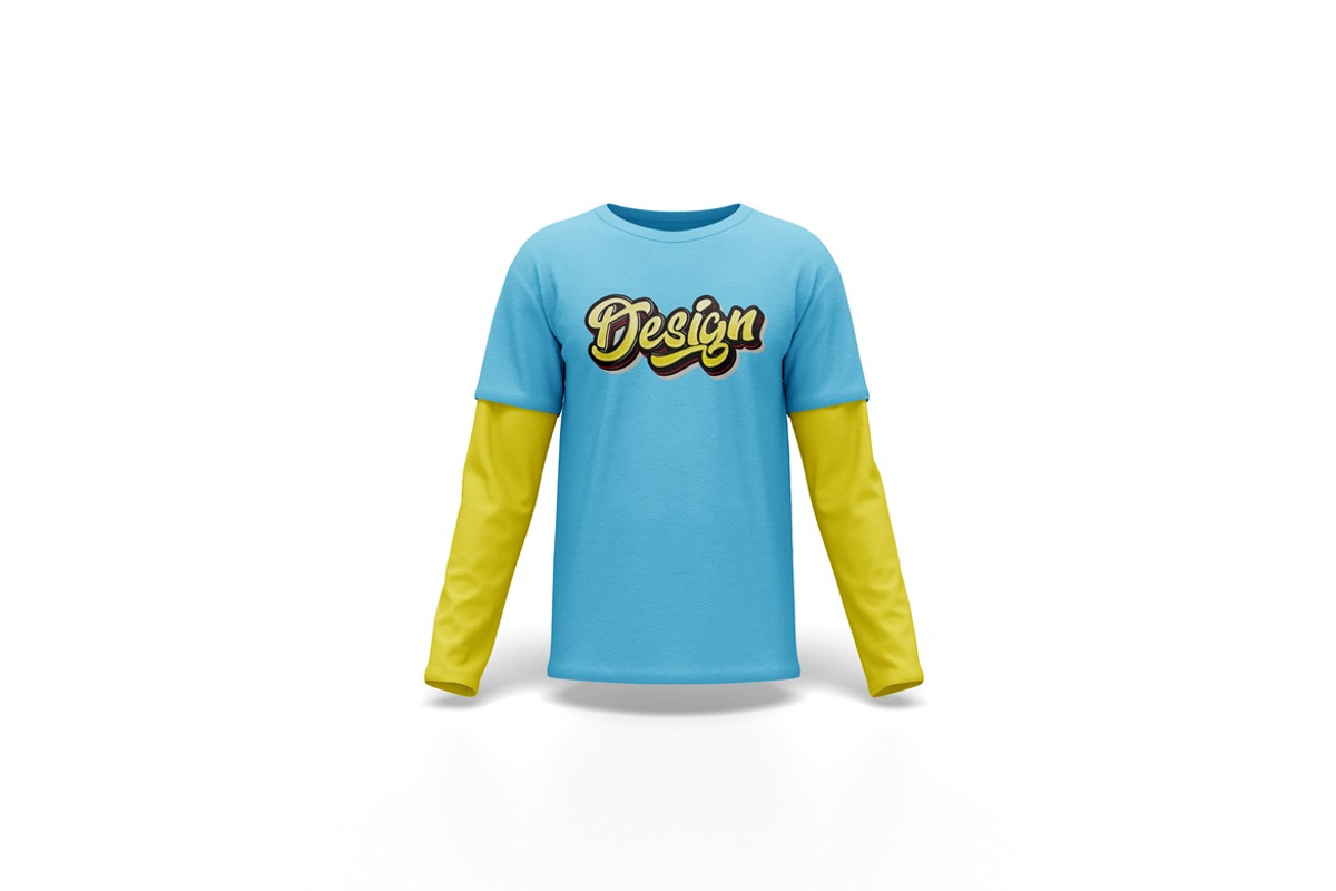 Long Sleeve Shirt Mockup, a Shirt Mockup by Graphic Deal (Photo 2 of 5)