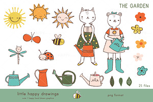 The Garden Clip Art Set