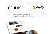 Oculus Single Product Shopify Theme, a Shopify Template by ThemeTidy Shopify Agency (Thumbnail 2 of 3)