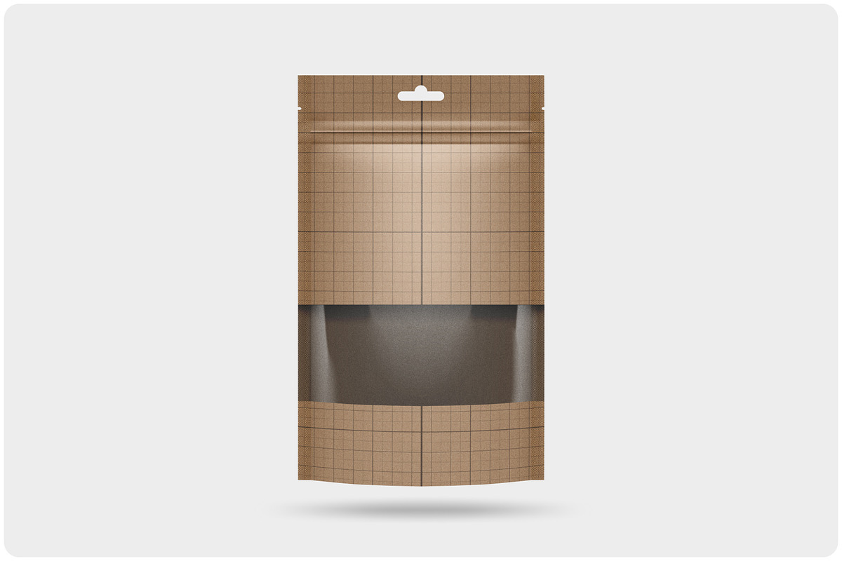 Kraft Paper Bag With Window Mockup, a Packaging Mockup by Reformer Mockup (Photo 5 of 5)
