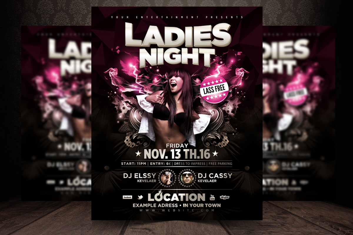 Ladies Night, a Flyer Template by aigenart (Photo 2 of 5)