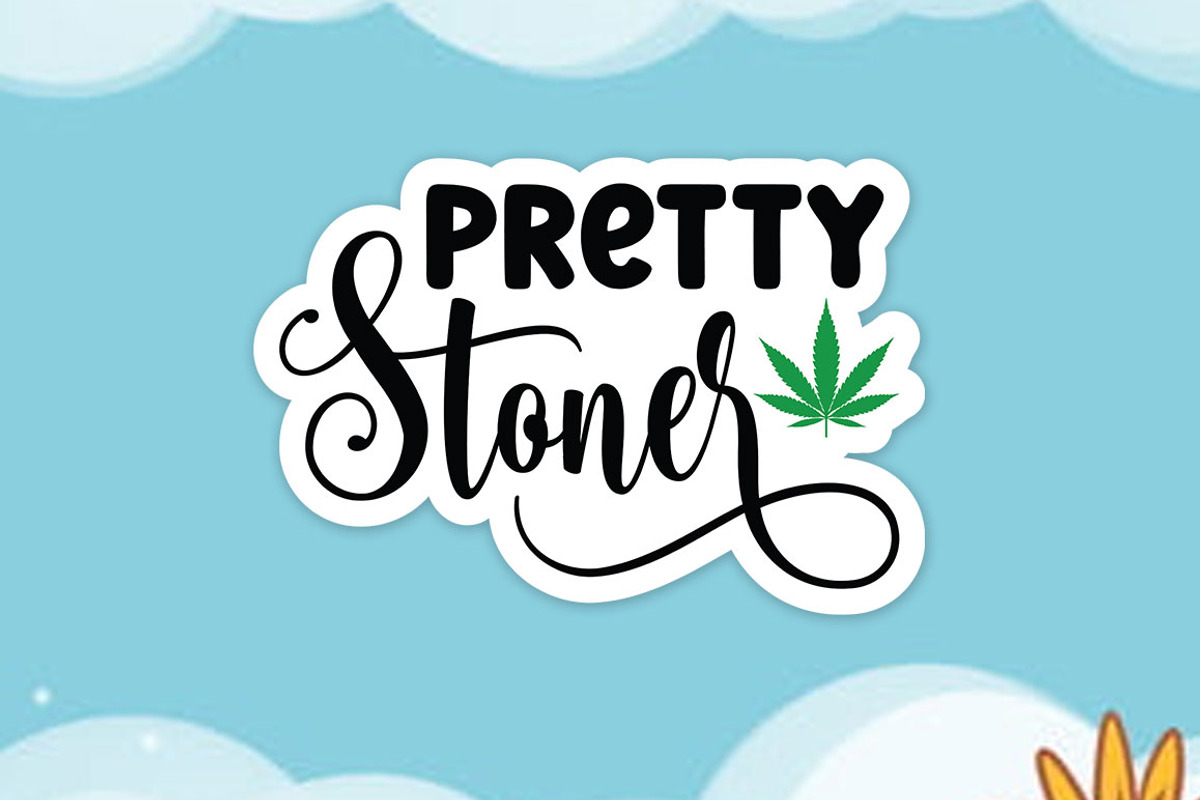 Weed Cannabis Sticker SVG PNG Bundle, an Object Graphic by FiveStarCrafting (Photo 3 of 9)