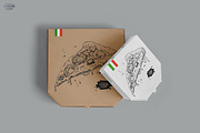 Pizza Box Mockup, a Product Mockup by Denny's Mock-ups (Thumbnail 2 of 12)