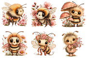 Whimsical Fuzzy Bee PNG Clipart, a Seasonal Illustration by Daily.Designs (Thumbnail 2 of 5)