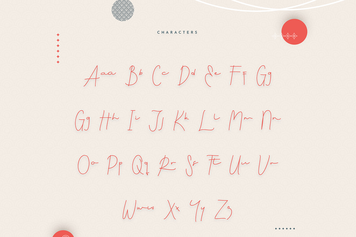 Ryujin Script Handwriting, a Script Font by infernostudio3 (Photo 5 of 11)