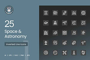 25 Space & Astronomy Icons, an Icon by IconBunny (Thumbnail 1 of 2)