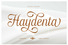 Haydenta - Calligraphic Script