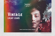 Vintage Light Leaks Overlays, a Brushes & More by PhotoSpirit (Thumbnail 1 of 10)