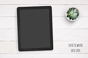 iPad™ Mockup with Succulent, an iPad Mockup by Hype Your Prints (Thumbnail 5 of 5)