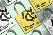 Shopping Bag Mock-up, a Merchandise Mockup by Yogurt86 (Thumbnail 7 of 8)