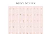 Pink & Bronze Instagram Story Covers, a Social Media Template by Indie Grace Design (Thumbnail 4 of 7)