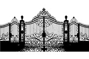 Decorative Iron Gate Bundle, a Decorative Illustration by Designer_Momina (Thumbnail 20 of 26)