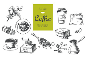 Hand Drawn Coffee Illustrations