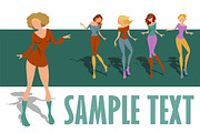 Dancing disco, a Person Illustration by Rosa Puchalt (Thumbnail 3 of 5)