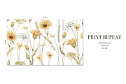 Meadow flowers watercolor patterns, a Pattern Graphic by ArtPavo (Thumbnail 6 of 10)