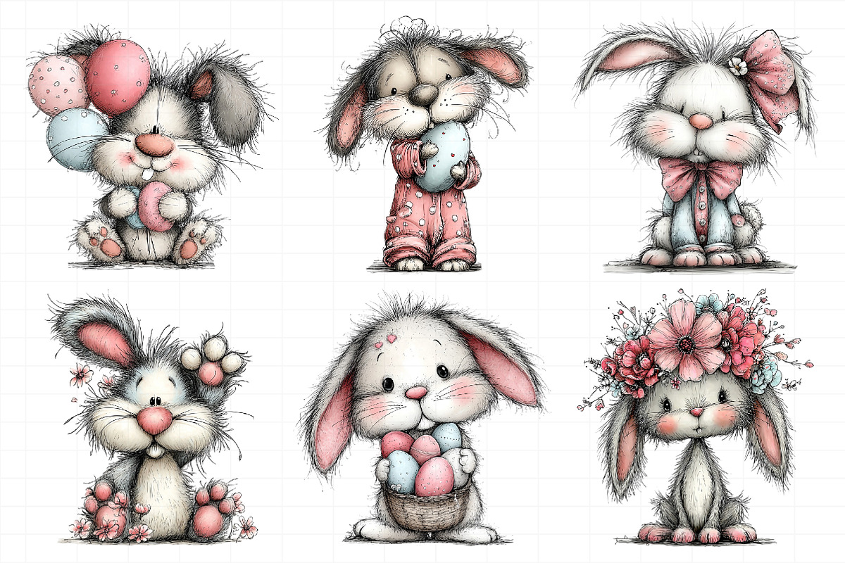 Whimsical Easter Clipart, an Illustration by Daily.Designs (Photo 5 of 8)
