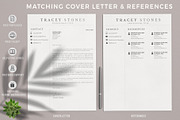 Easy Resume Template & Cover Letter, a Resume Template by HIRED Design Studio (Thumbnail 3 of 13)