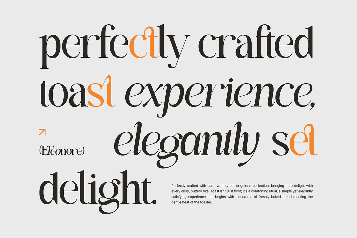 Eléonore – Serif Font for Branding, a Serif Font by Inviline.co (Photo 11 of 15)