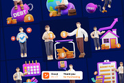 Banking and finance 3D character, a Characters & Person 3D Model by orenjidesign (Thumbnail 8 of 8)