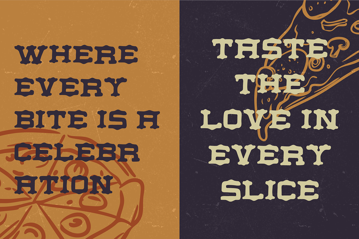 WINECEL - Vintage Display Font, a Font by Rightwheels (Photo 6 of 10)