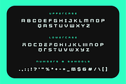 Hune-Blocky Sci-fi Logo Font, a Sans Serif Font by Ebad Designs (Thumbnail 2 of 7)