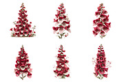 Whimsical easter foxglove clipart, an Illustration by SinaCreation (Thumbnail 5 of 11)