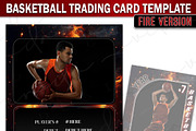 Basketball Trading Card Template, a Card Template by Brenda Avila Designs (Thumbnail 2 of 2)