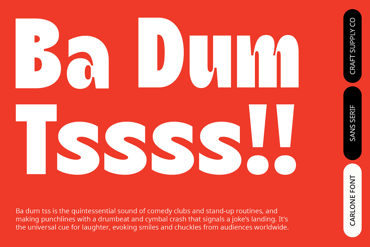 Carlone – Sans Serif Font, a Sans Serif Font by Craft Supply Co. (Photo 4 of 8)