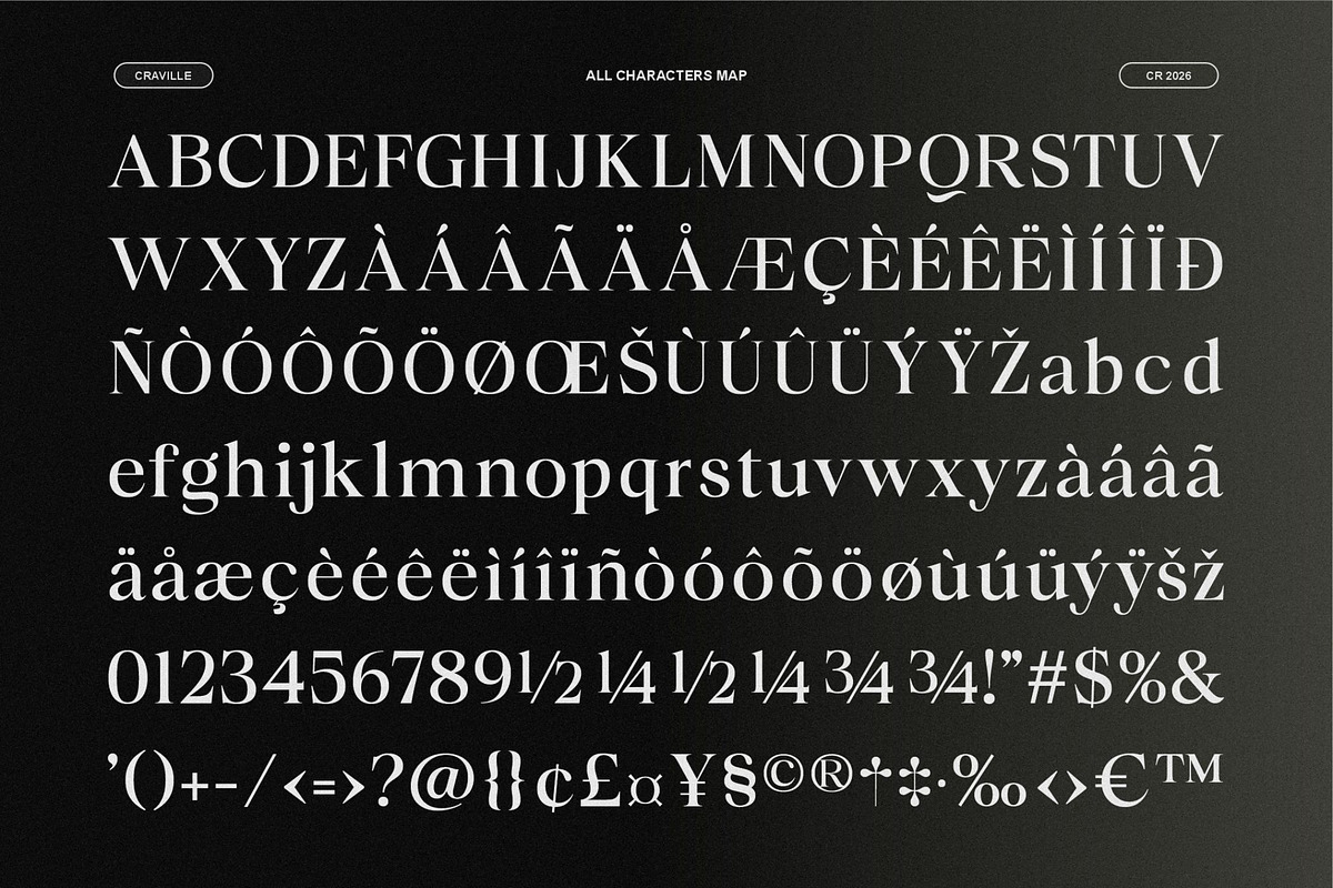 Craville Font, a Serif Font by Glyphminds Studios (Photo 5 of 10)