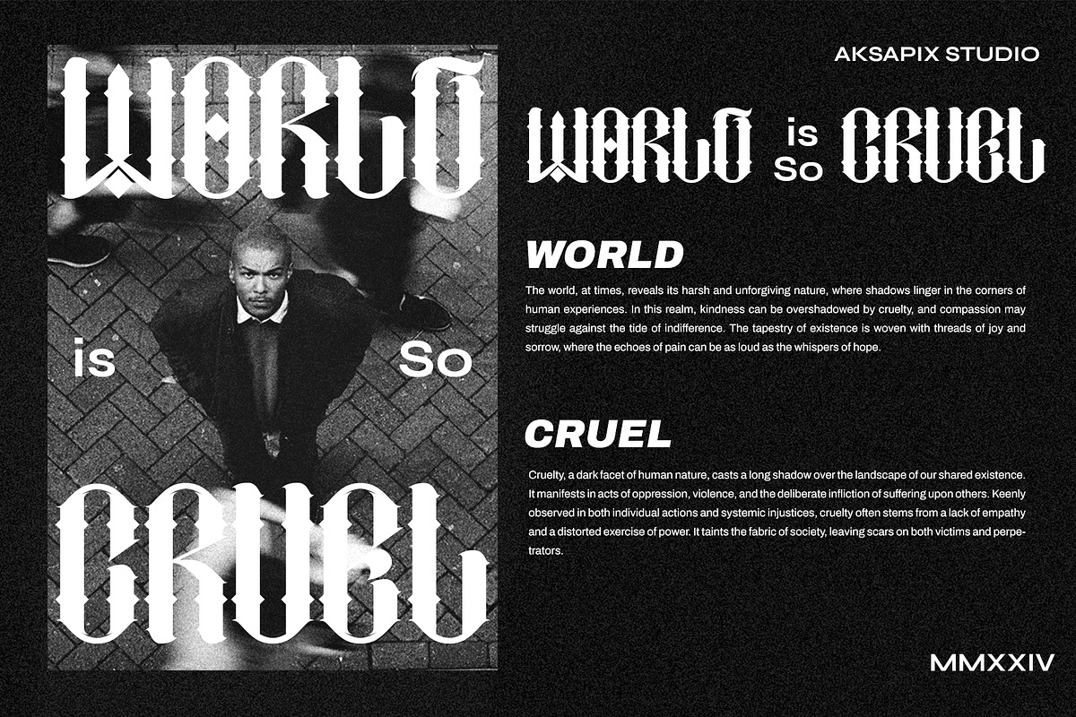 Thornebloods - Blackletter Font, a Blackletter Font by Aksapix Studio (Photo 2 of 10)