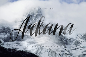 Arkana Rough Typeface